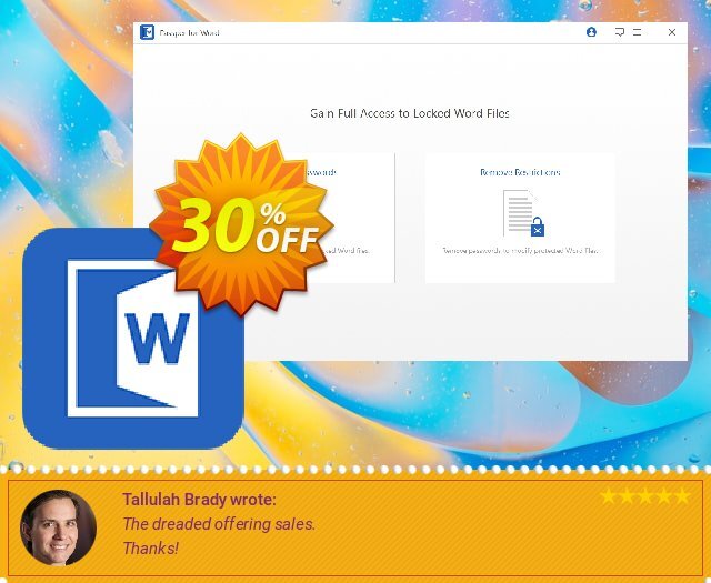 Passper for Word Spesial kupon diskon Screenshot