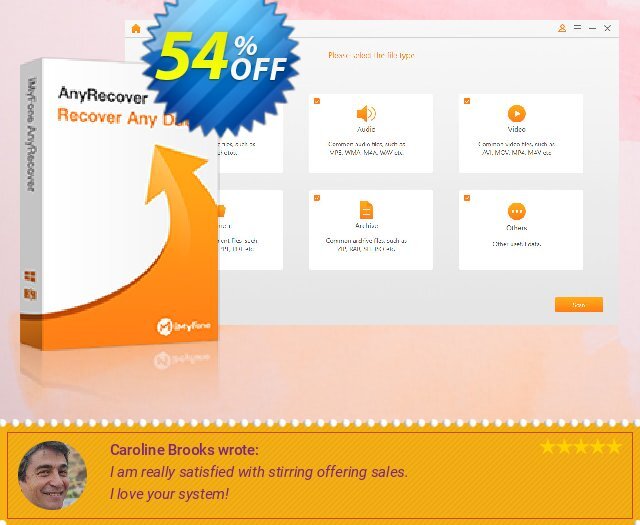 iMyFone AnyRecover discount 54% OFF, 2024 Spring offering sales. iMyFone AnyRecover (Windows version) discount (56732)