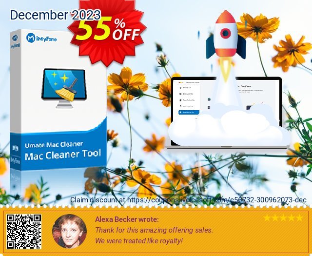 iMyFone Umate Mac Cleaner Family tersendiri penawaran loyalitas pelanggan Screenshot
