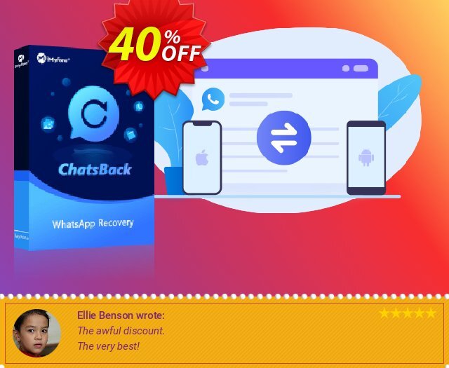 iMyFone ChatsBack tidak masuk akal kupon diskon Screenshot