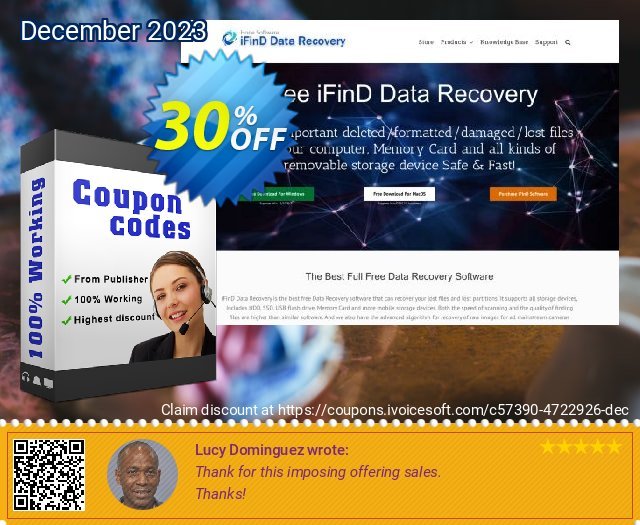 iFInD Photo Recovery enak voucher promo Screenshot