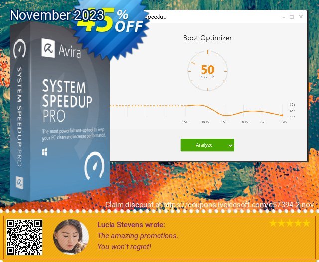 Avira System Speedup Pro faszinierende Preisnachlass Bildschirmfoto