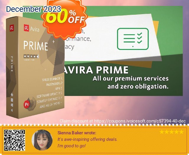 Avira Prime 1 year 特殊 销售折让 软件截图