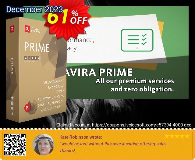 Avira Prime 3 years 特殊 产品销售 软件截图