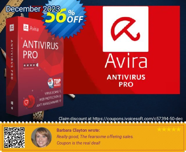 Avira Antivirus Pro 1 year discount 56% OFF, 2022 Nude Day offering sales. 50% OFF Avira Antivirus Pro 1 year, verified