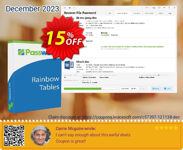 Passware Rainbow Tables for Office 令人恐惧的 产品销售 软件截图