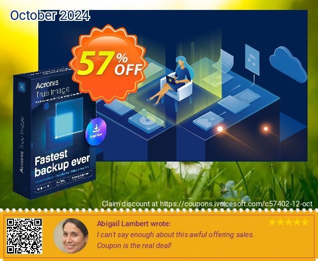 Acronis True Image Essentials discount 57% OFF, 2024 Columbus Day offering sales. 