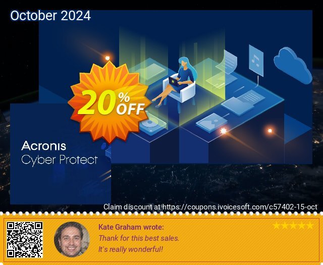 Acronis Cyber Protect Standard 大的 折扣 软件截图