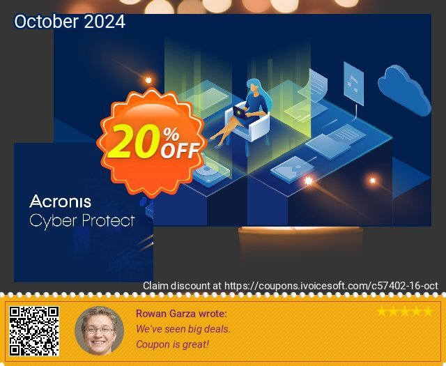 Acronis Cyber Protect Advanced discount 20% OFF, 2025 St. Patrick's Day offering sales. 