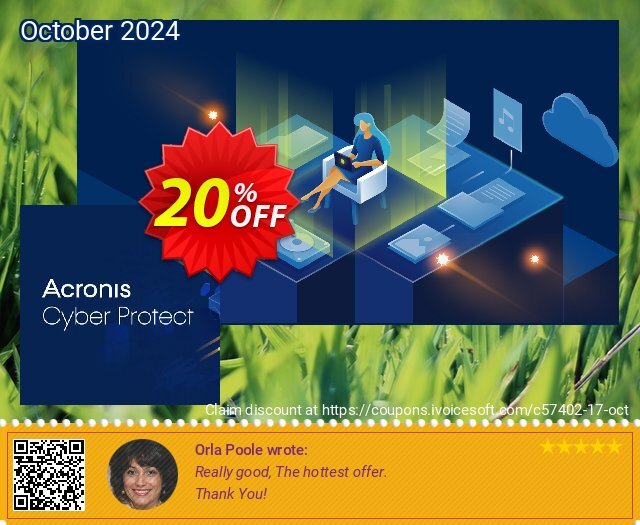 Acronis Cyber Protect Backup Advanced discount 20% OFF, 2024 ​Spooky Day offer. 20% OFF Acronis Cyber Protect Backup Advanced, verified