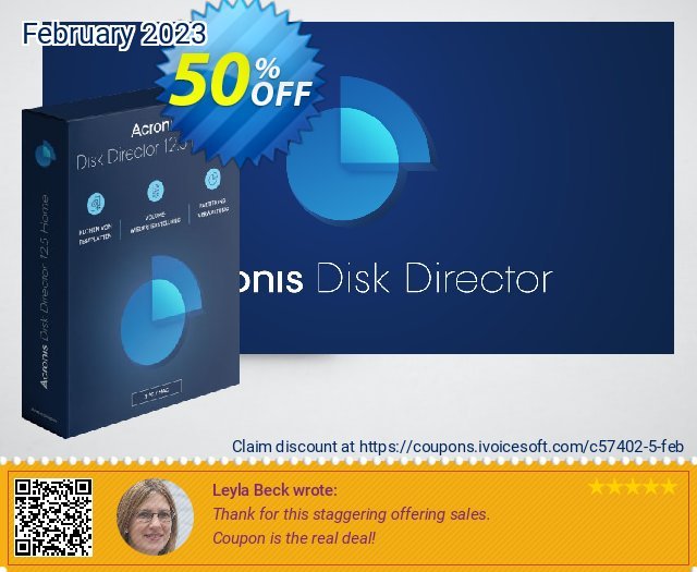 Acronis Disk Director 50% OFF