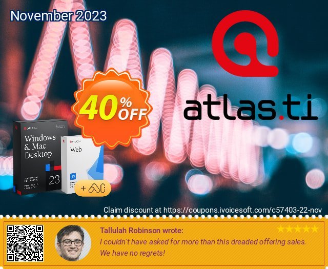 ATLAS.ti 22 Student Semester Licenses (six months) ausschließlich Diskont Bildschirmfoto