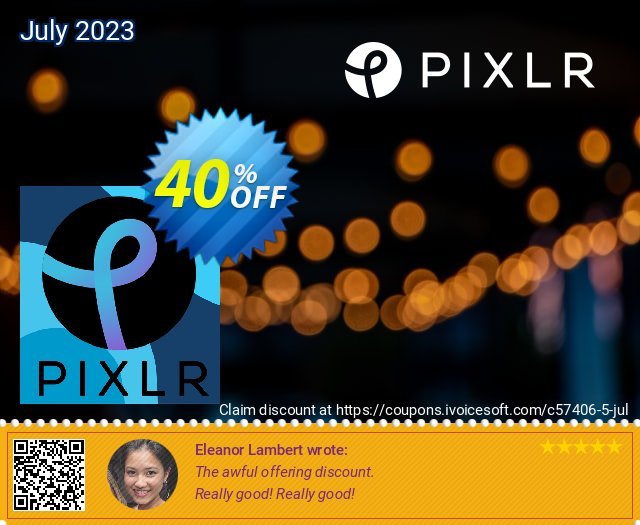 Pixlr Suite Plus discount 40% OFF, 2024 Mother's Day offer. 40% OFF Pixlr Suite Plus, verified