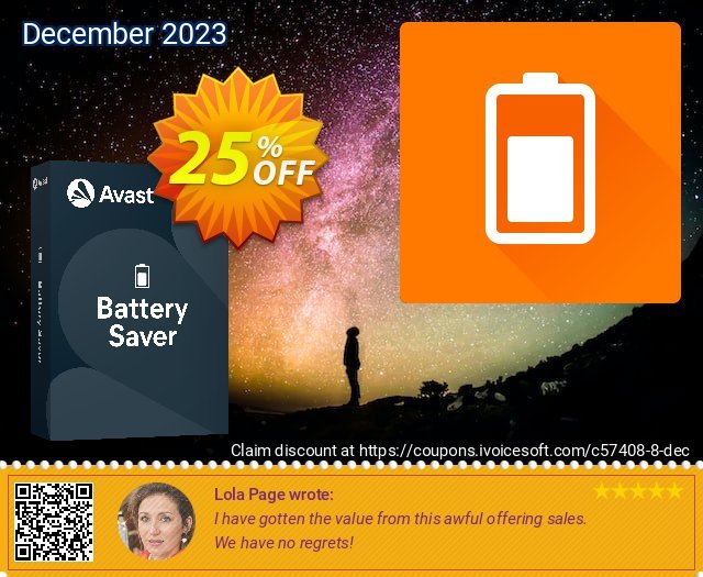 Avast Battery Saver Spesial kupon diskon Screenshot
