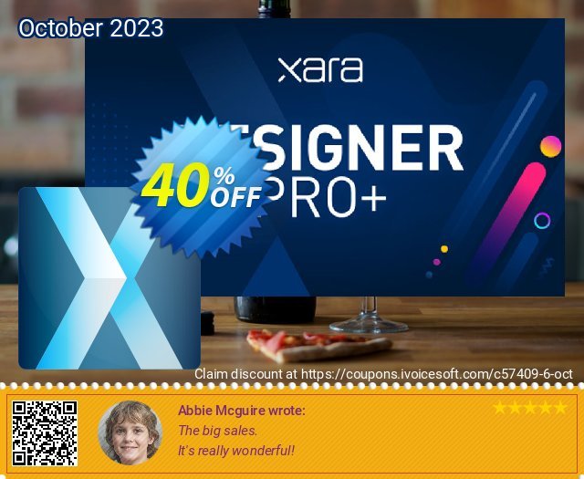 Xara Designer PRO+ faszinierende Beförderung Bildschirmfoto