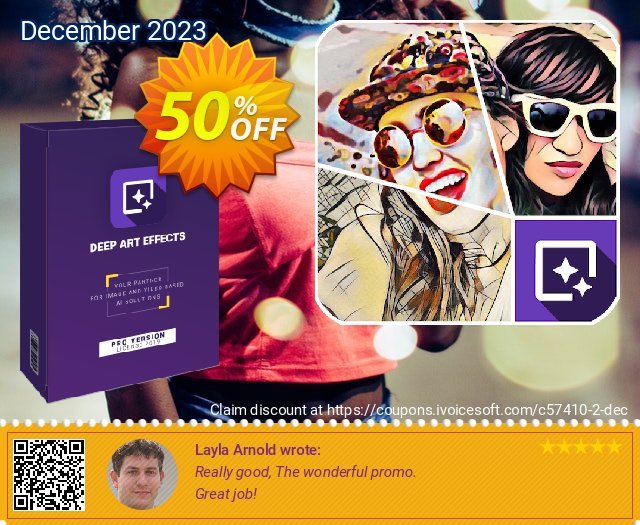 Deep Art Effects 1 Year Subscription discount 50% OFF, 2023 Flag Day offer. 40% OFF Deep Art Effects 1 Year Subscription, verified