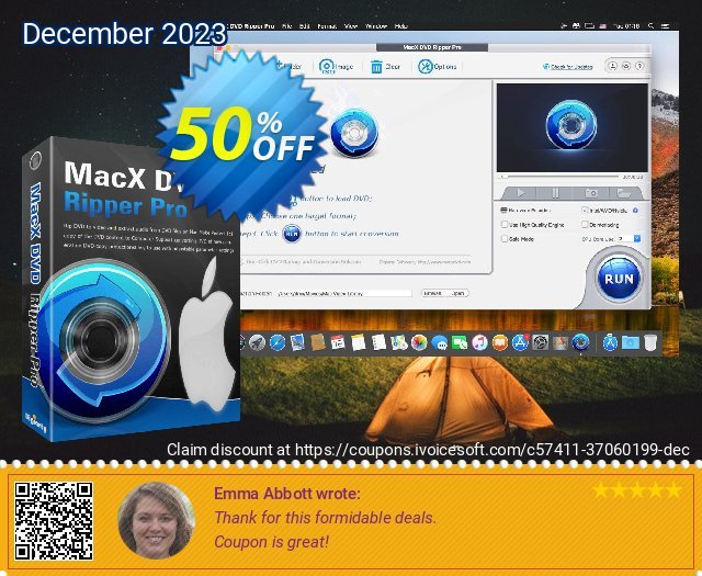 MacX DVD Ripper Pro STANDARD (3-Month) 令人敬畏的 产品销售 软件截图