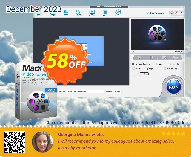 MacX Video Converter Pro STANDARD (3-month) wundervoll Preisnachlass Bildschirmfoto