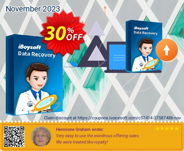 Get 30% OFF iBoysoft Data Recovery PRO Yearly Subscription promo sales