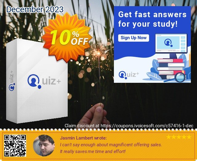 Quizplus discount 10% OFF, 2024 April Fools' Day offer. 10% OFF Quizplus, verified