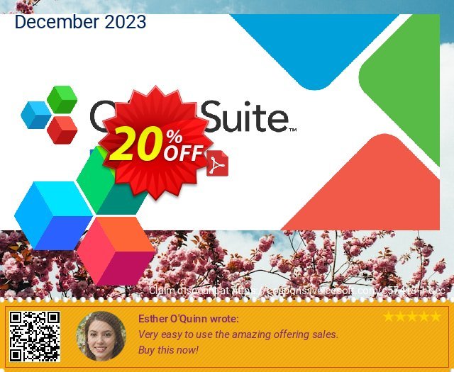 OfficeSuite discount 20% OFF, 2022 April Fools' Day discount. 20% OFF OfficeSuite, verified