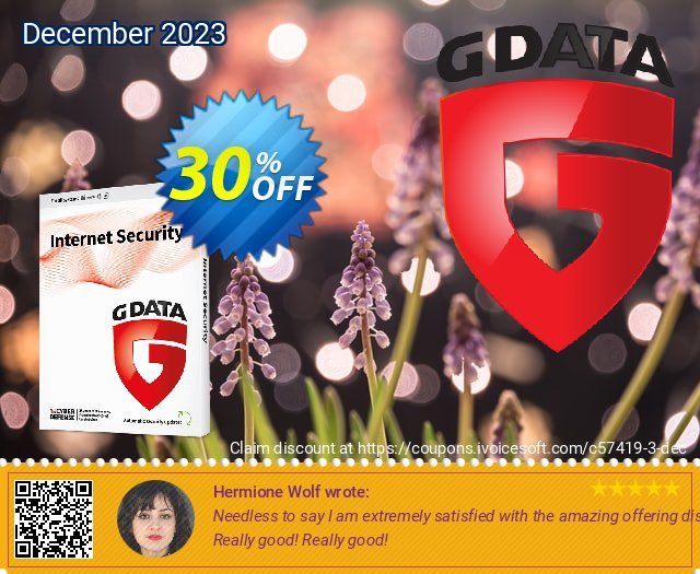 GDATA Internet Security mengherankan penawaran promosi Screenshot