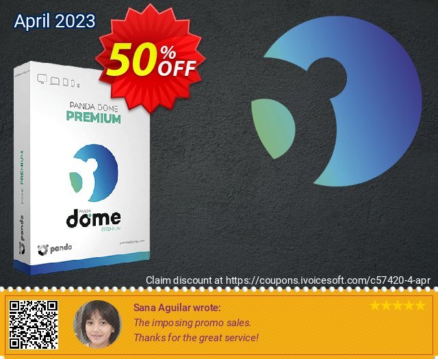 Panda Dome Premium 2022 discount 50% OFF, 2024 Spring promo sales. 50% OFF Panda Dome Premium 2024, verified