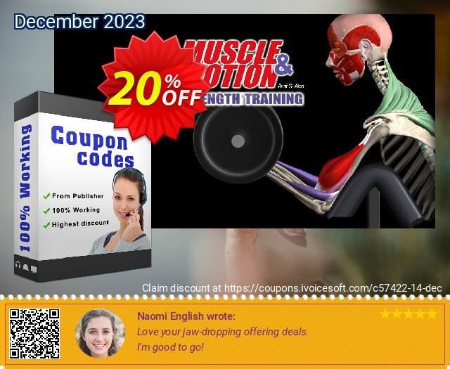 Muscle & Motion Strength Training PRO 1 month discount 20% OFF, 2024 African Liberation Day promotions. 20% OFF Muscle & Motion Strength Training PRO 1 month, verified