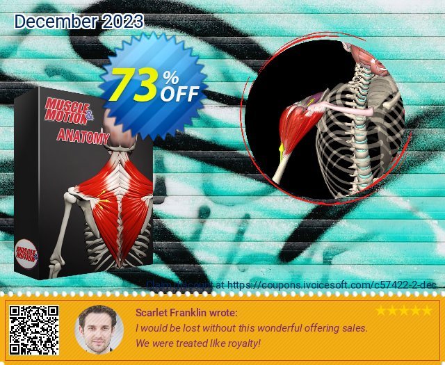 Muscle & Motion Anatomy (1 year) discount 73% OFF, 2024 Memorial Day promo sales. 73% OFF Muscle & Motion Anatomy, verified