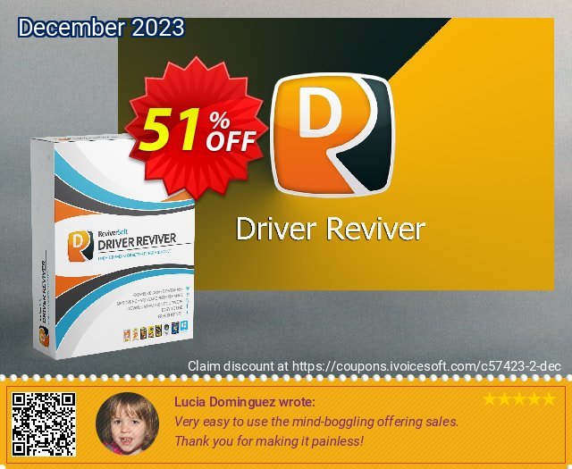 Driver Reviver 惊人的 产品销售 软件截图