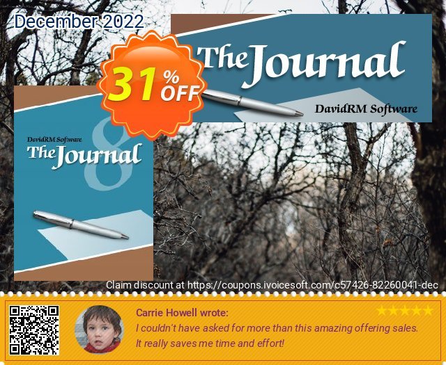 The Journal 8 Add-on: Memorygrabber discount 31% OFF, 2024 April Fools' Day offer. 31% OFF The Journal 8 Add-on: Memorygrabber, verified