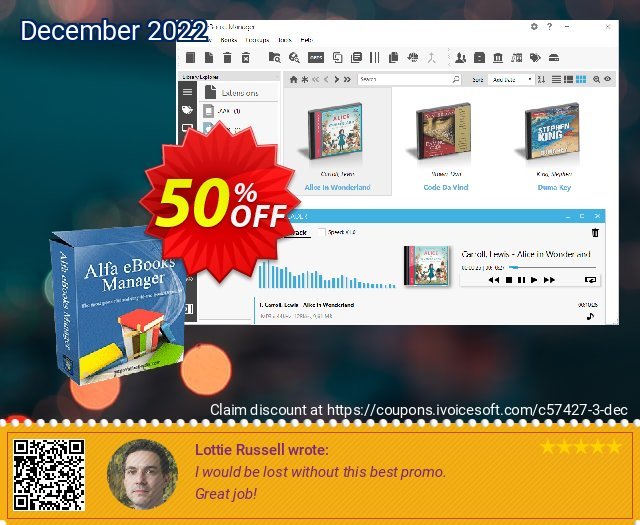 Alfa Ebooks Manager Web unik promo Screenshot