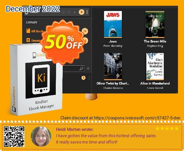Kindlian discount 50% OFF, 2023 Grandparents Day promo sales. 50% OFF Kindlian, verified