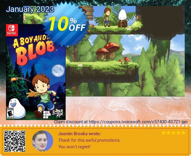 [Nintendo Switch] A Boy and His Blob 最佳的 折扣码 软件截图