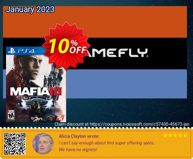 [Playstation 4] Mafia III 10% OFF