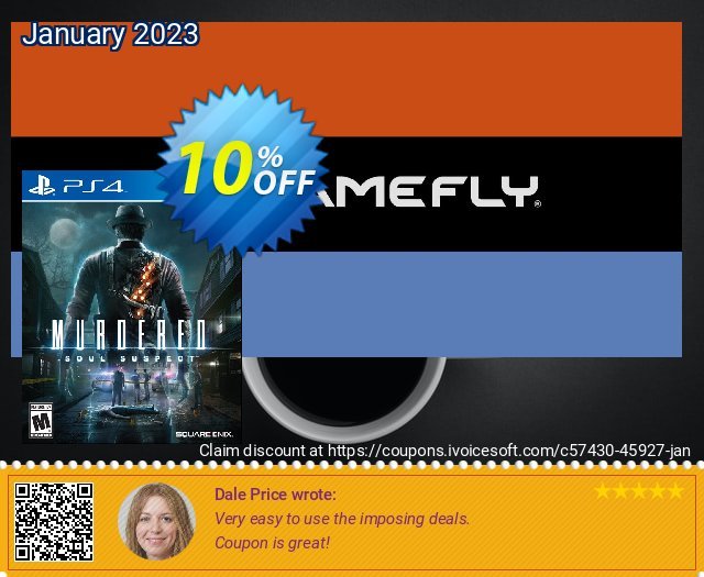 [Playstation 4] Murdered: Soul Suspect 10% OFF