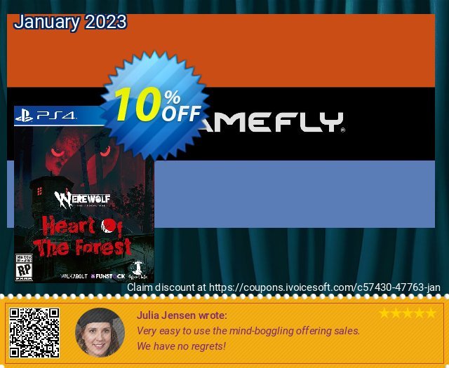 [Playstation 4] Werewolf: The Apocalypse - Heart of the Forest discount 10% OFF, 2023 Library Lovers Month offering sales. [Playstation 4] Werewolf: The Apocalypse - Heart of the Forest Deal GameFly