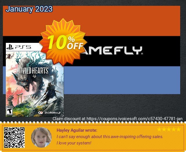 [Playstation 5] Wild Hearts 令人敬畏的 产品销售 软件截图