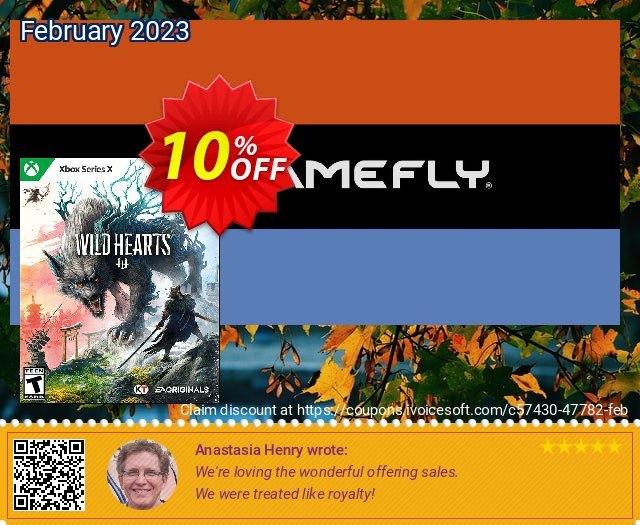 [Xbox Series X] Wild Hearts discount 10% OFF, 2023 Valentine's Day offering sales. [Xbox Series X] Wild Hearts Deal GameFly