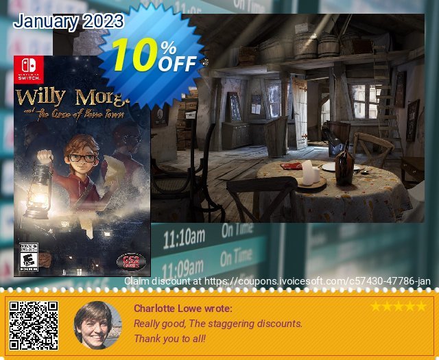 [Nintendo Switch] Willy Morgan and The Curse of Bone Town discount 10% OFF, 2023 American Heart Month promotions. [Nintendo Switch] Willy Morgan and The Curse of Bone Town Deal GameFly