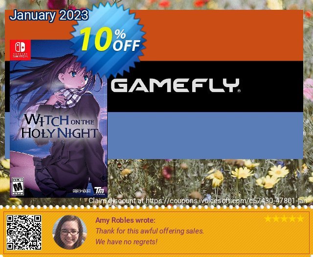 [Nintendo Switch] Witch on the Holy Night discount 10% OFF, 2023 New Year offering sales. [Nintendo Switch] Witch on the Holy Night Deal GameFly
