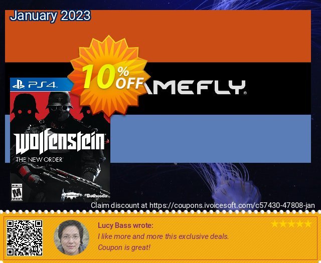 [Playstation 4] Wolfenstein: The New Order 棒极了 促销 软件截图