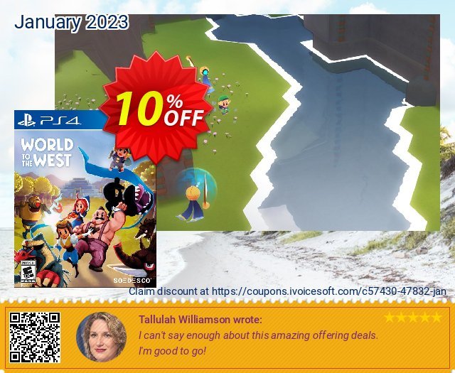 [Playstation 4] World to the West discount 10% OFF, 2023 Chocolate Day promo sales. [Playstation 4] World to the West Deal GameFly