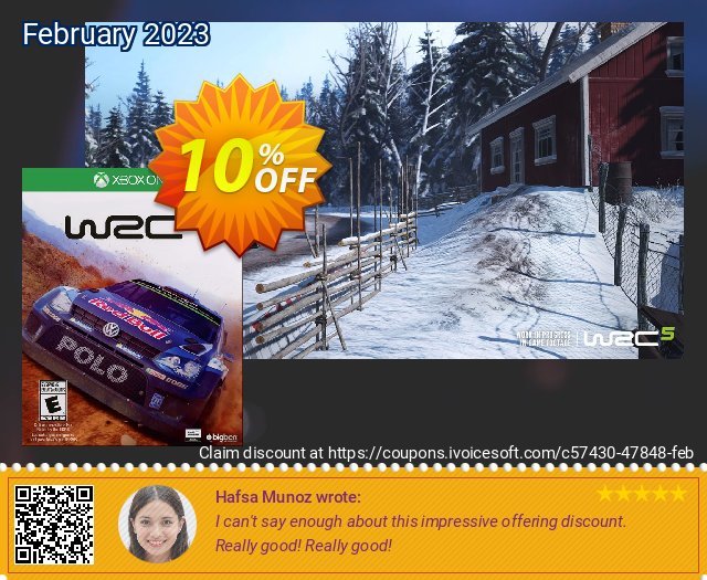 [Xbox One] WRC 5 discount 10% OFF, 2023 New Year's Weekend discount. [Xbox One] WRC 5 Deal GameFly