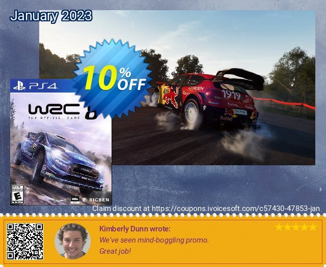 [Playstation 4] WRC 8: The Official Game discount 10% OFF, 2023 January promo. [Playstation 4] WRC 8: The Official Game Deal GameFly