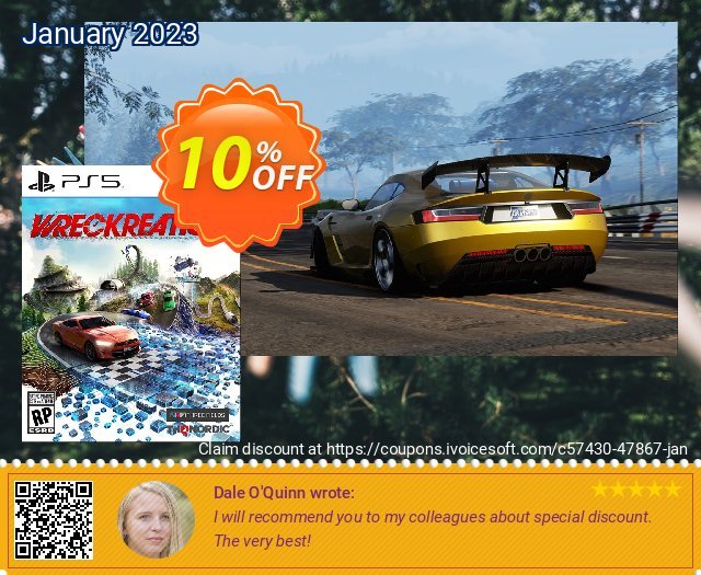 [Playstation 5] Wreckreation discount 10% OFF, 2023 Hug Day offering discount. [Playstation 5] Wreckreation Deal GameFly