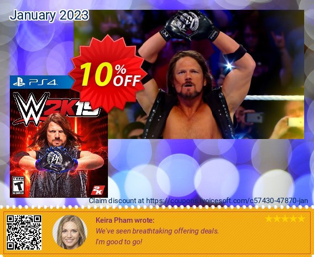 [Playstation 4] WWE 2K19 惊人的 优惠券 软件截图