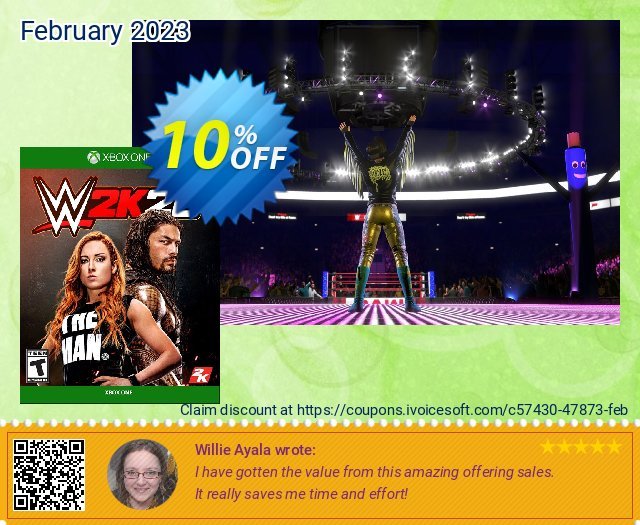 [Xbox One] WWE 2K20 discount 10% OFF, 2023 Library Lovers Month offering sales. [Xbox One] WWE 2K20 Deal GameFly