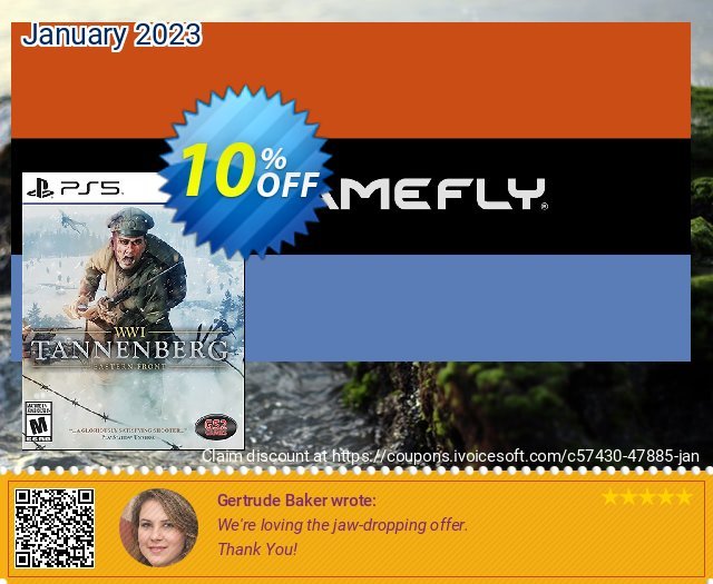[Playstation 5] WWI: Tannenberg - Eastern Front discount 10% OFF, 2023 New Year offer. [Playstation 5] WWI: Tannenberg - Eastern Front Deal GameFly