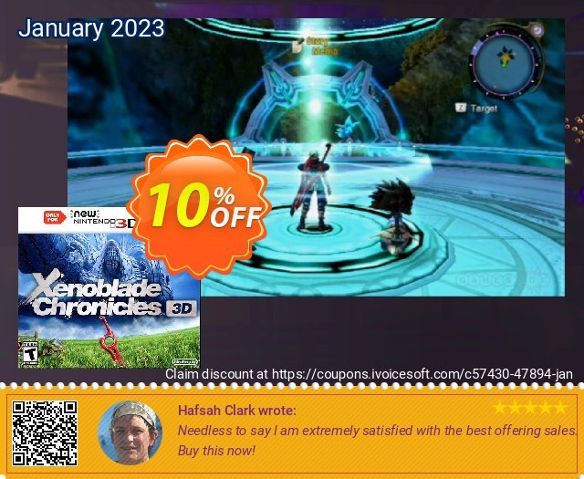 [Nintendo 3ds] Xenoblade: Chronicles (New 3DS XL Only) 最 优惠券 软件截图